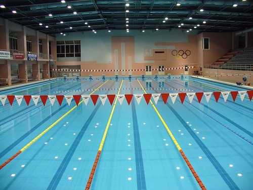 Sistem semnalizare stegulete bazin inot 16.66 m [2]
