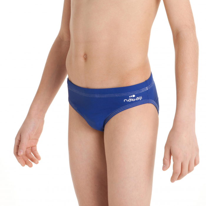 Slip de inot, Baieti, Basic,153-162 cm, Albastru [4]