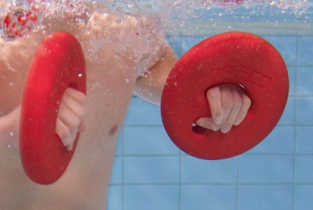Aqua-Disc accesoriu aquafitness, Rosu [3]