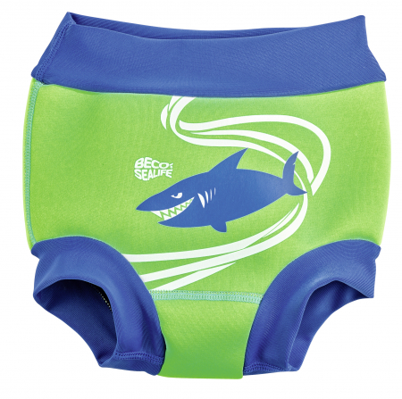 Costume inot pentru copii - Aqua Nappy Slip, Neopren, albastru/verde ,M