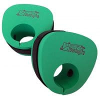 Echipamente pentru dezvoltarea tehnicii de inot - Aripioare inot copii, din spuma EVA, verde, 15.5cm x 14.5 cm x 8 cm