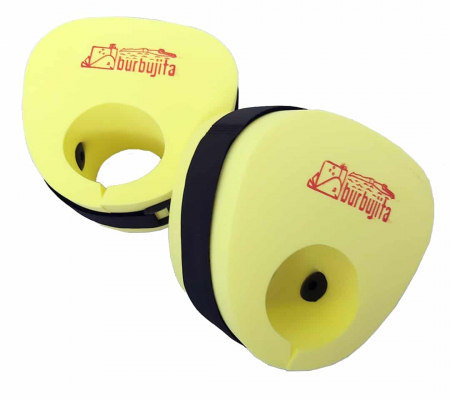 Echipamente pentru dezvoltarea tehnicii de inot - Aripioare pentru inot din plastazote, Bebe, Galben