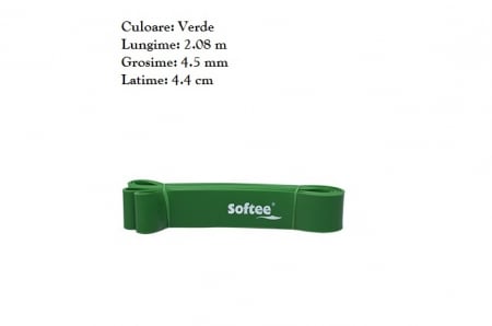 Aqua Gym - Banda elastica Fitforce, Latime 4.4 cm