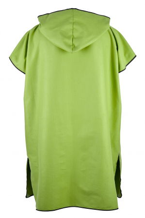 Poncho cu gluga, Adult, BEactive, Lime/Negru [1]