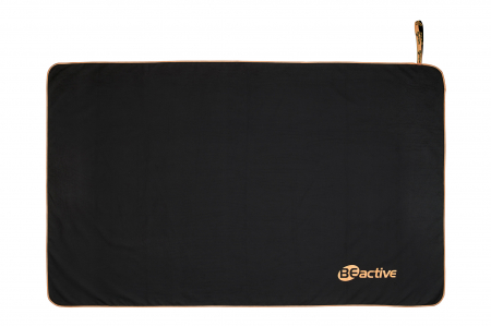Prosop din microfibra, S, BEactive, Negru/Coral [1]
