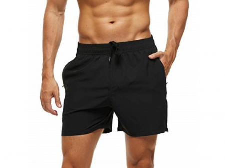 Costume pentru inot - Short plaja sau piscina Aqua, negru, marimea S