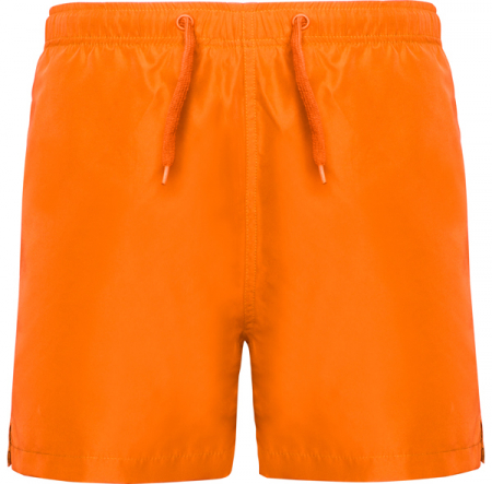 Costume pentru inot - Short plaja sau piscina copii Aqua, portocaliu neon, marimea 4