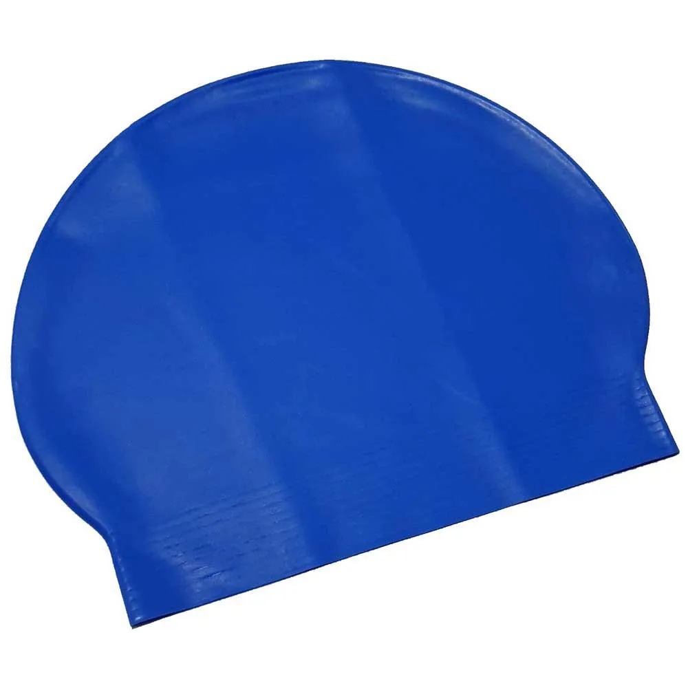 Casti de inot - Casca pentru inot din latex, marime universala, Albastru