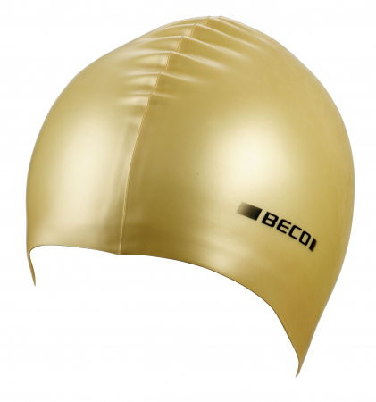 Casti de inot - Casca pentru inot din silicon , metalic, gold