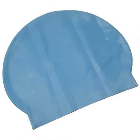 Casti de inot - Casca pentru inot latex,marime universala, Albastru deschis