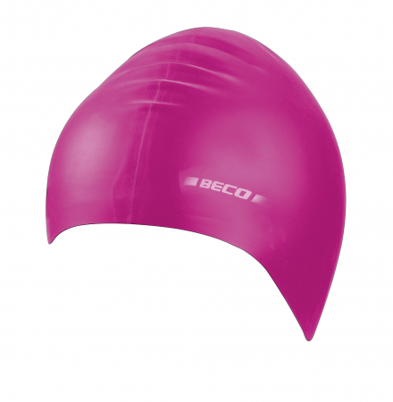 Casti de inot - Casca de inot latex, Solid, Fucsia