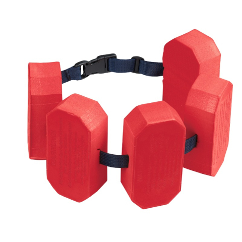 Inot - Centura de inot din spuma, 5 elementi, Rosu