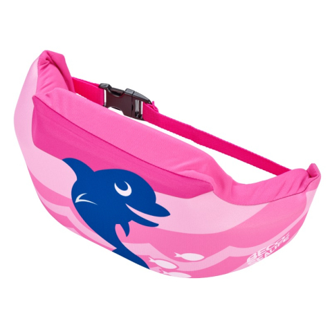 Echipamente pentru dezvoltarea tehnicii de inot - Centura de inot ergonomica, Neoprene, Roz