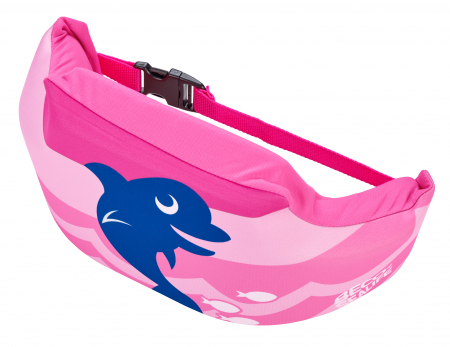 Echipamente pentru dezvoltarea tehnicii de inot - Centura de inot ergonomica, Neoprene, Roz