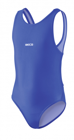 Costume pentru inot - Costum de inot intreg pentru fete, Comfort, albastru, 116 cm