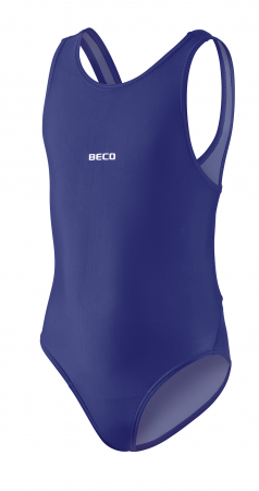 Costume pentru inot - Costum de inot intreg pentru fete, Comfort, bleumarin,116 cm