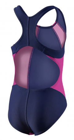 Costum de inot, Fete, Maxpower Basic, 116 cm, Marin/Roz [2]