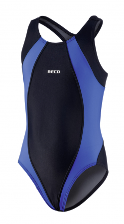 Costume pentru inot - Costum inot fete Maxpower Basic, albastru/negru , 116 cm