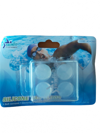 Set 4 buc dopuri de urechi din silicon, Transparent [3]
