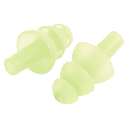 Accesorii de inot - Dopuri de urechi, Silfix, Galben fluorescent