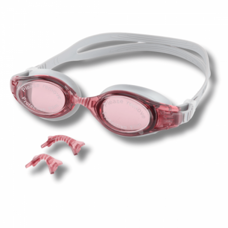 Ochelari de inot - Ochelari pentru inot  adulti, model Apex, lentila rosie, gri