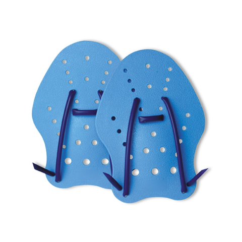 Inot - Palmare de inot plastic/silicon, L, High Tech, Albastru