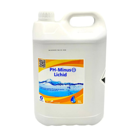 Reglare PH - PH-Minus Lichid 5L,Substanta pentru ajustarea pH-ului din apa,