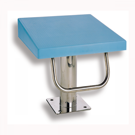 Echipamente piscina - Platfoma Blockstart, coloana rotunda  cu inaltime de 400 mm