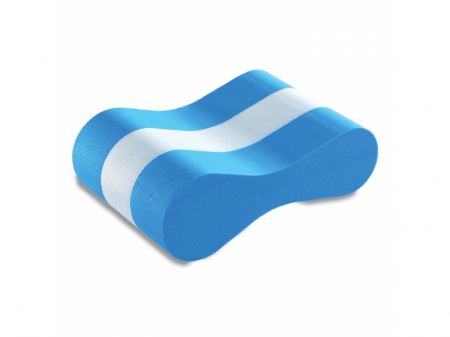 Echipamente pentru dezvoltarea tehnicii de inot - Plutitor pentru inot, spuma Eva, Monobloc Bicolor, 24x14x8 cm, albastru/alb/albastru