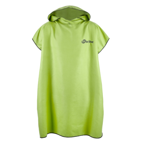 Inot - Poncho cu gluga, Adult, BEactive, Lime/Negru