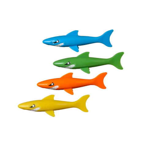Jocuri de apa - Set 4 animale acvatice pentru scufundari, Shark