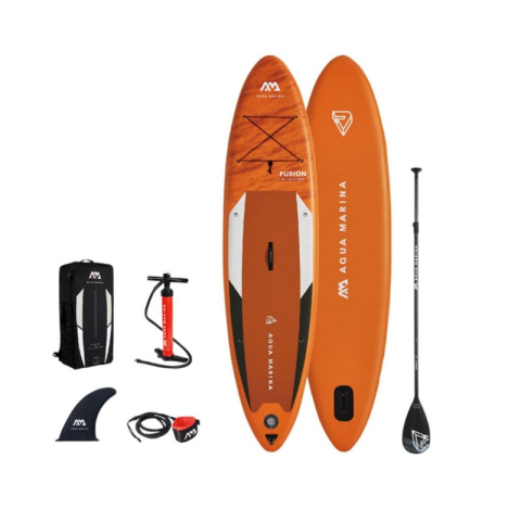 Paddle board-uri - Set Paddle Board Aqua Marina Fusion iSUP cu accesorii 330cm