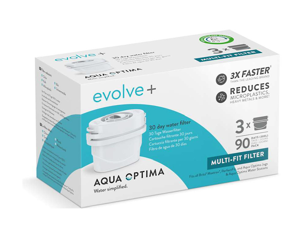 Cartuse filtrante Aqua Optima Evolve+, 3 buc/pachet, compatibile Brita [1]