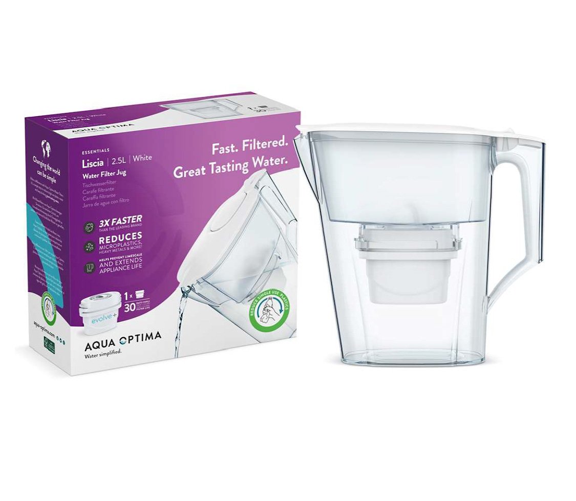 Pachet Cana filtranta Aqua Optima Liscia, 4 filtre Evolve [3]