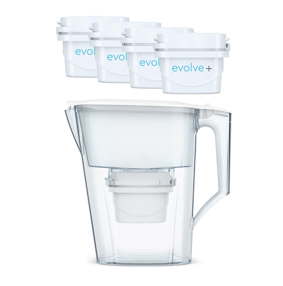 Pachet Cana filtranta Aqua Optima Liscia, 4 filtre Evolve [1]