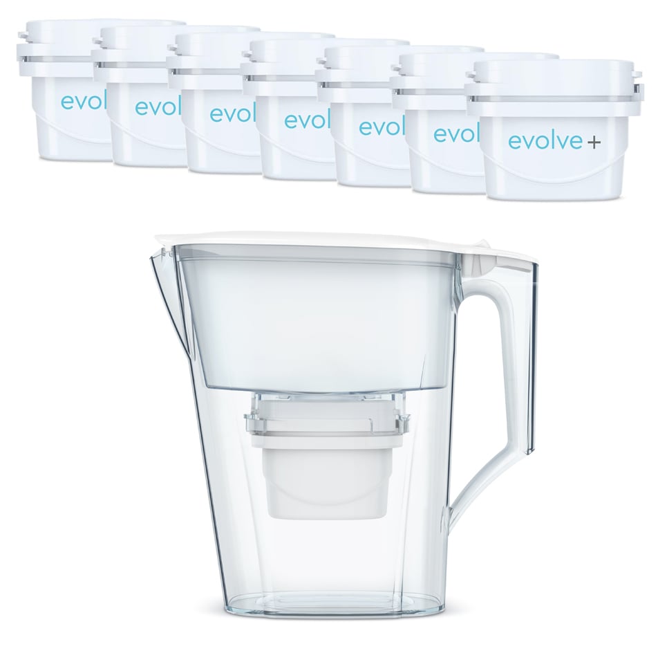 Pachet Cana filtranta Aqua Optima Liscia, 7 filtre Evolve [1]