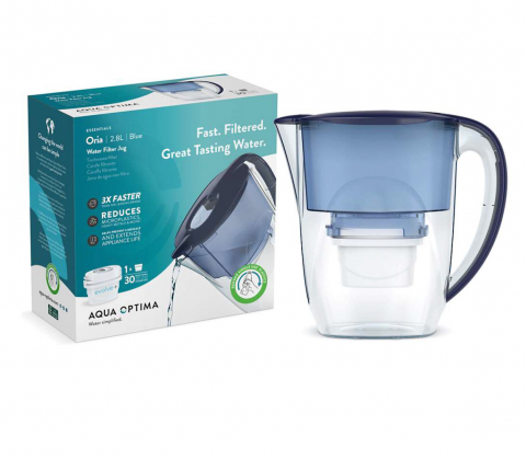 Cana filtranta de apa Aqua Optima Oria, albastru, 2,8 litri [1]