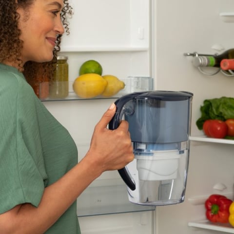 Cana filtranta de apa Aqua Optima Oria, albastru, 2,8 litri [2]