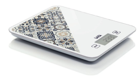 Cantare de bucatarie - Cantar electronic de bucatarie Laica KS5013, 10 kg, maro, design mediteraneean