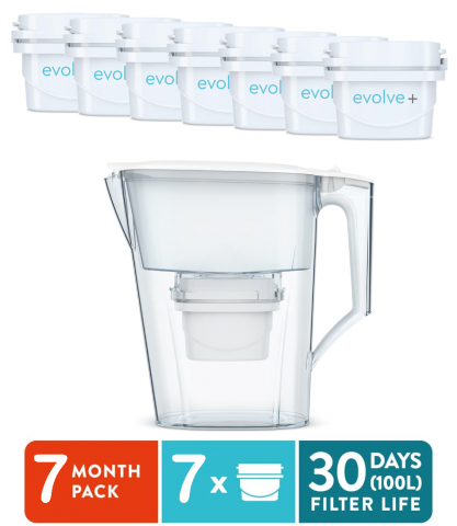 Pachet Cana filtranta Aqua Optima Liscia, 7 filtre Evolve [1]