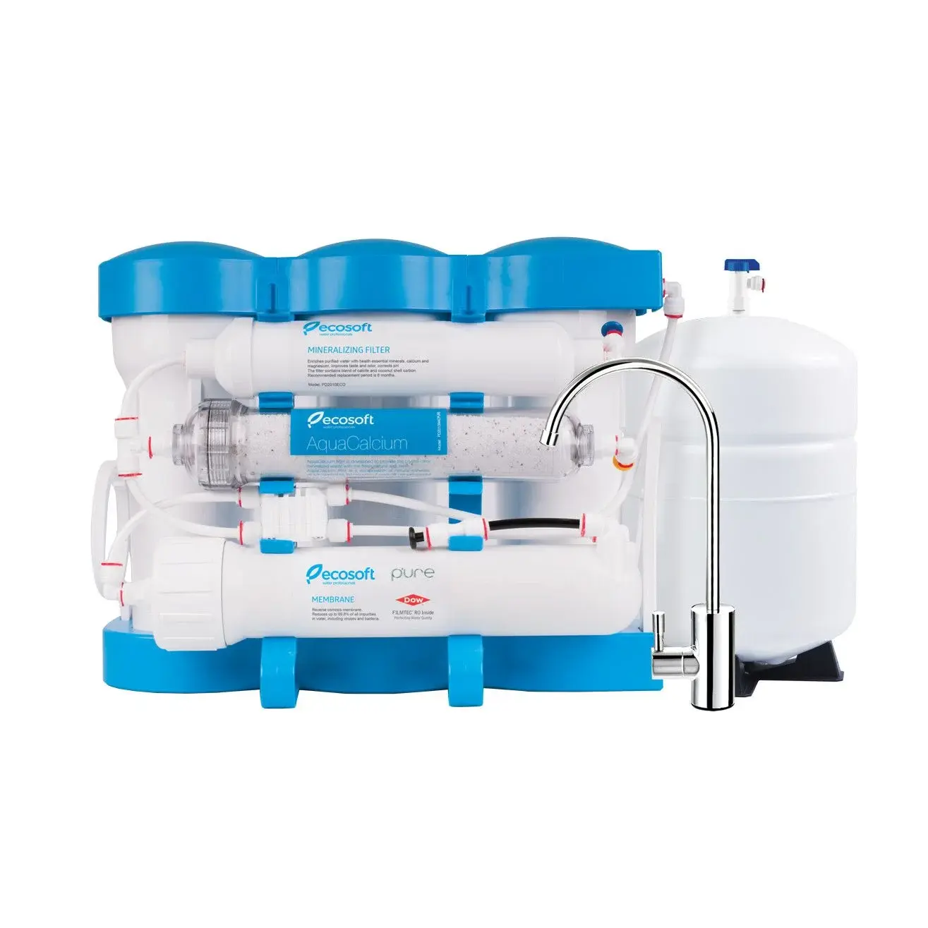 Purificator cu osmoza inversa Ecosoft AquaCalcium 75GPD - ECOSOFT AV-RO6MPH+ [1]