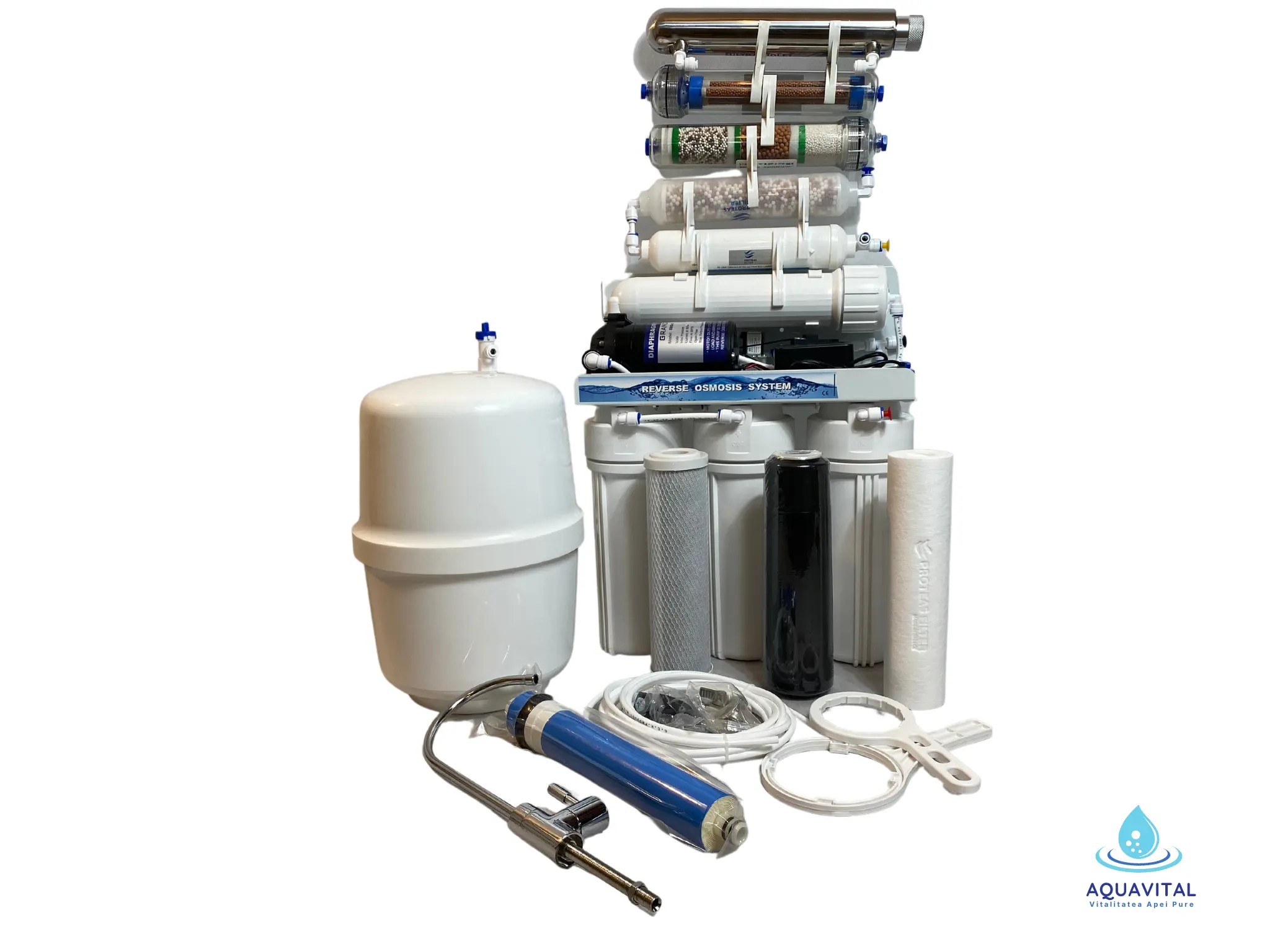 Osmoză inversă - Purificator de Apă cu Osmoză RO9PMUV12PH+I
