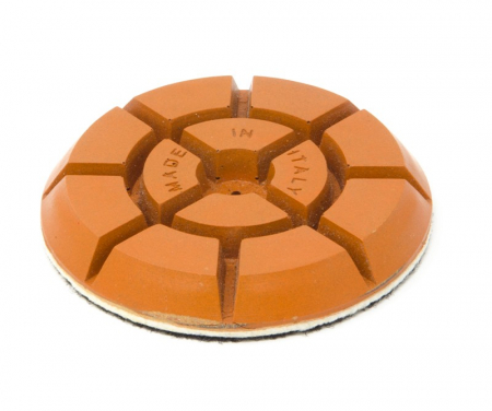 Scule pentru masini de slefuit si lustruit pardoseli - Abrazivi rezinoizi pentru terrazzo HG ORANGE SERIES