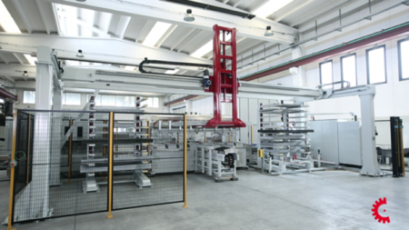 Masini de profilat si lustruit canturi cu banc fix - Monnalisa - Masina de profilat si lustruit canturi cu banc fix, un singur cap si magazie automata de monumente