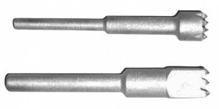 Scule pentru sculptura - Buciarde pentru ciocan pneumatic mic sau stilou cu tija de 5/7 mm MARMOUTENSILI