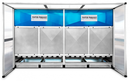 Bancuri si cabine aspirante - Cabine aspirante la uscat FILTER PROJECT CS