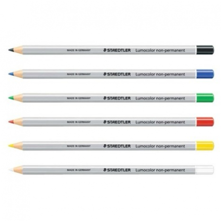 Pentru masurat si trasat - Creioane non-permanente cerate STAEDTLER OMNICHROM