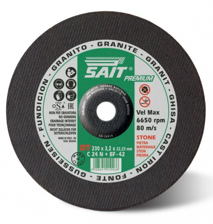 Consumabile pentru polizoare unghiulare - Disc abraziv pentru taiat piatra