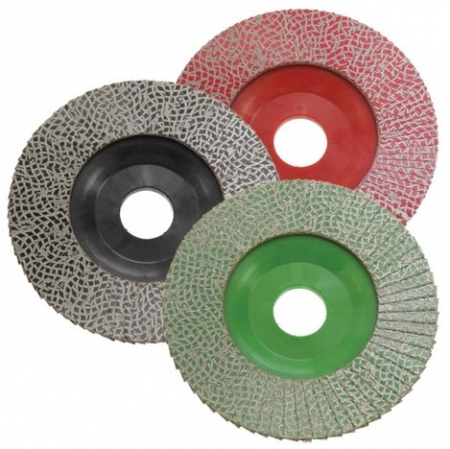 Pentru slefuit si lustruit cu diamant - Disc diamantat lamelar KGS HYBRID FLAP DISC