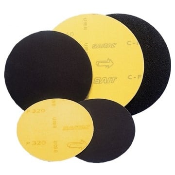 Pentru slefuit si lustruit cu carbura de siliciu - Dischete abrazive cu prindere velcro SAITAC VEL